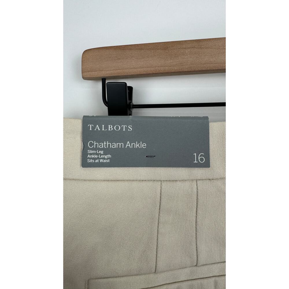 Talbots Cream Ankle Pants - Picture 6 of 10